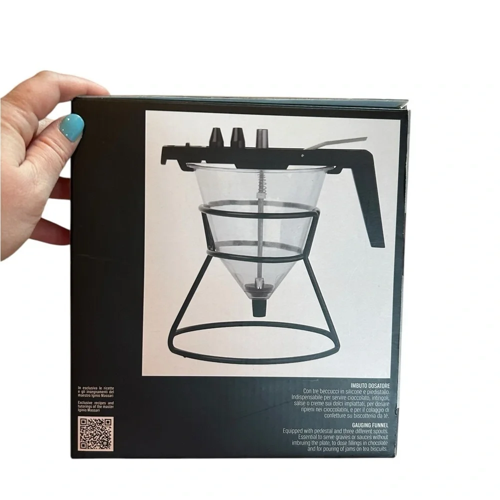 Ghidini Italy Pinocchio Gauging Funnel Liquid or Batter Dispenser NIB Unsealed